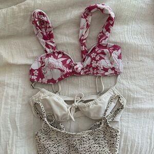 Target Polka Dot Bikini Set in Black and Cream